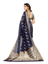 Vasthrlay Manipuri Jacquard Unstitched Black Free Ethnic Wear