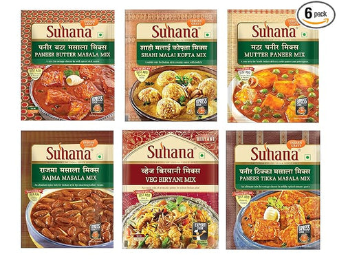 Suhana Veg Spice Mixes Combo of 6