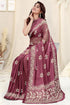 Vasthrlay Fashion Chiffon Printed Parrot Ethnic Wear