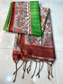 Vasthrlay Tussar Ghicha Traditional Kalamkari Madhubani