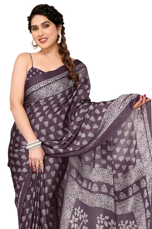 Vasthrlay Fashion Chiffon Printed Ethnic Wear