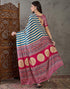 Vasthrlay Printed Tassels Unstitched Maroon Saree