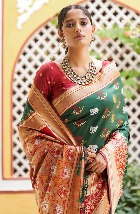 Vasthrlay Cotton Unstitched Saree