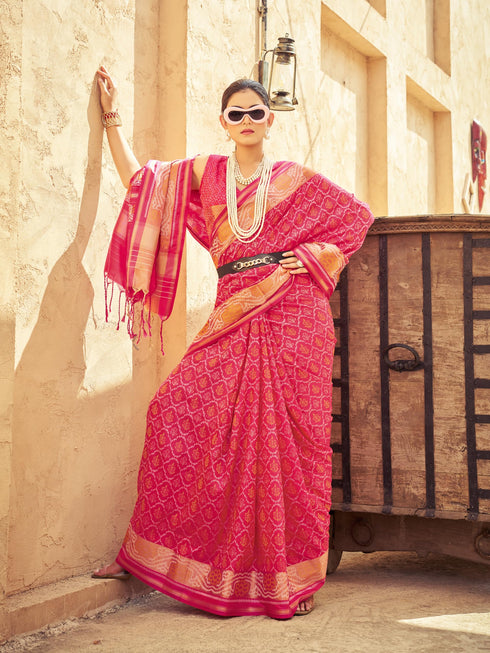 Vasthrlay Kanjivaram Unstitched Saree