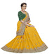 Vasthrlay Embroidery Unstitch Yellow Ethnic Wear