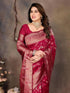 VasthrlayKanjeevaram Silk Unstitched Rani Dark Ethnic Wear