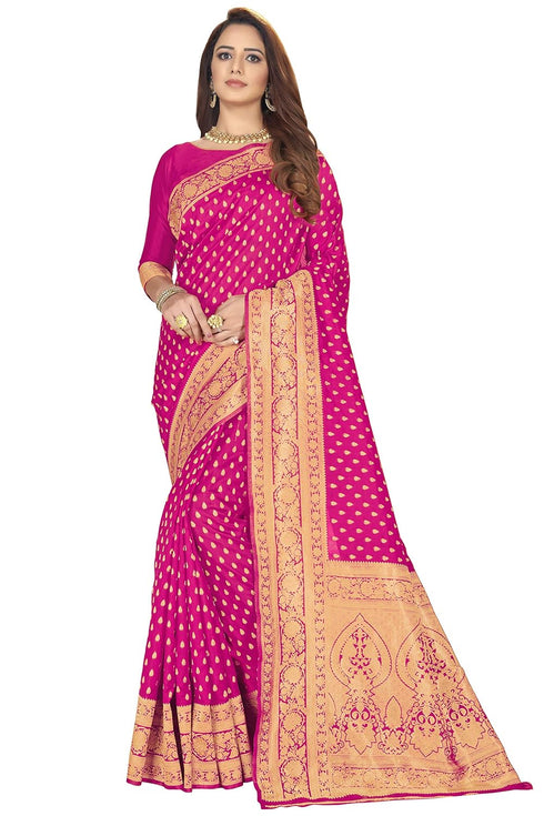 Vasthrlay Banarasi Gs Bridal Red Ethnic Wear