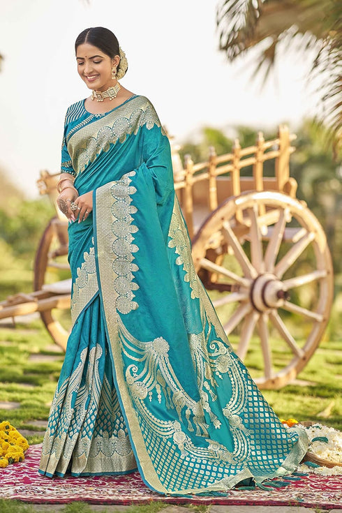 Vasthrlay Adorable Pattern Banarasi Piece Mn1745