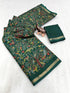 Vasthrlay Tussar Print Saree