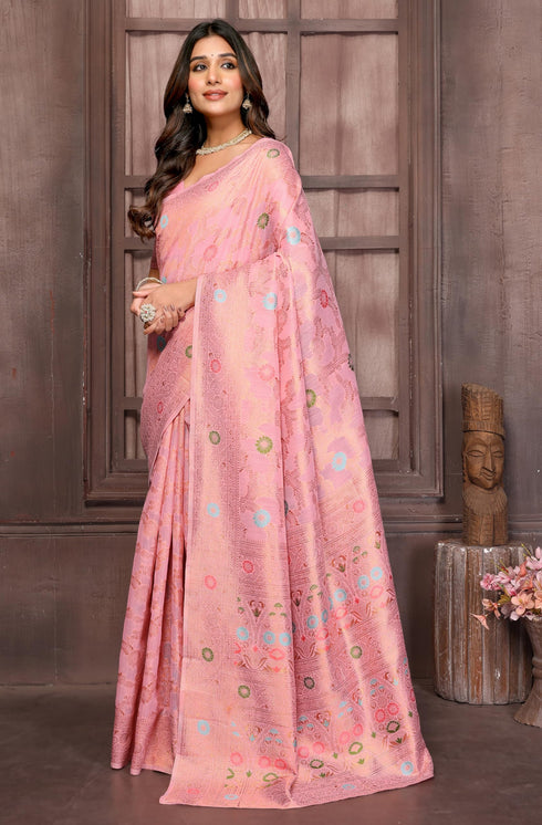 Vasthrlay Cotton Floral Saree