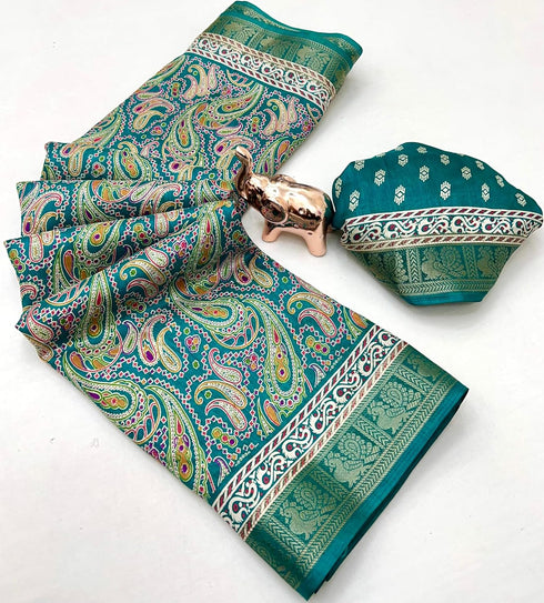 Vasthrlay Kalamkari Saree Print