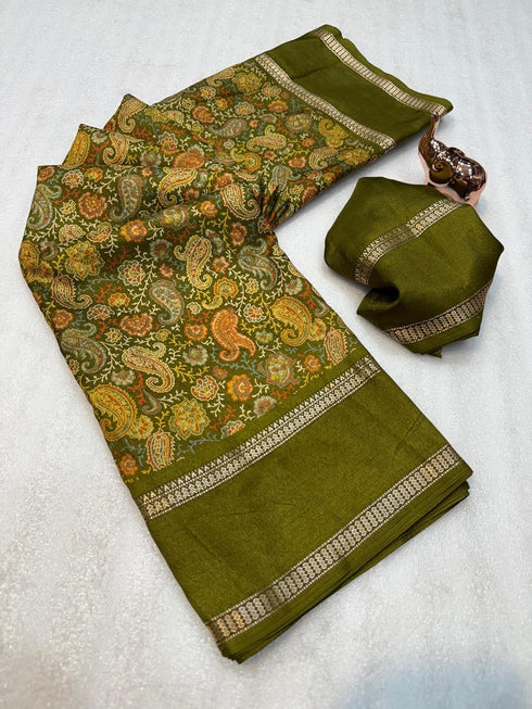 Vasthrlay Kalamkari Tussar Saree