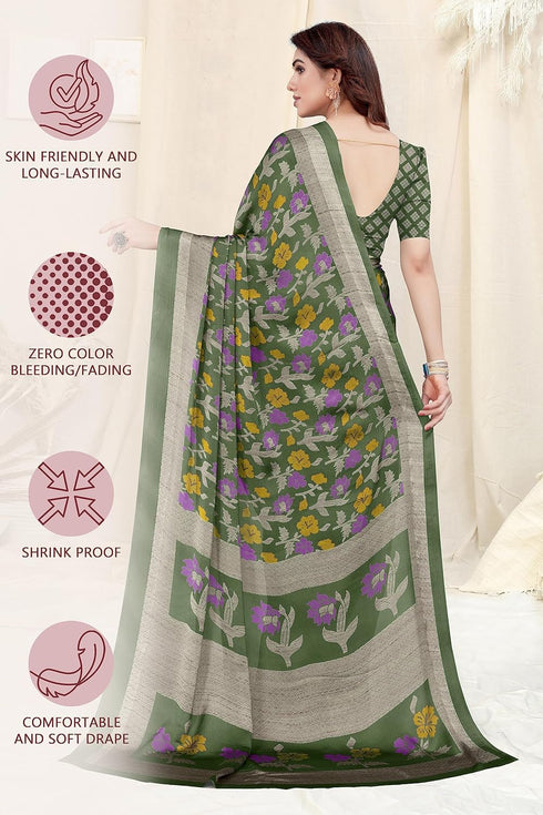 Vasthrlay Fashion Chiffon Printed Ethnic Wear