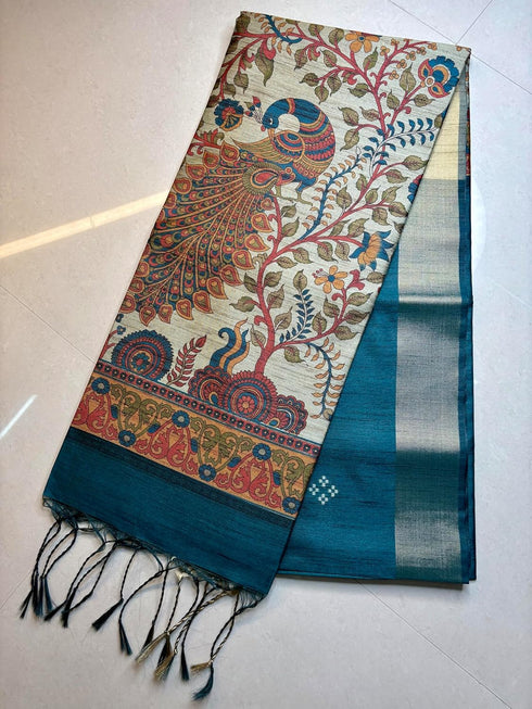 Vasthrlay Tussar Soft Saree