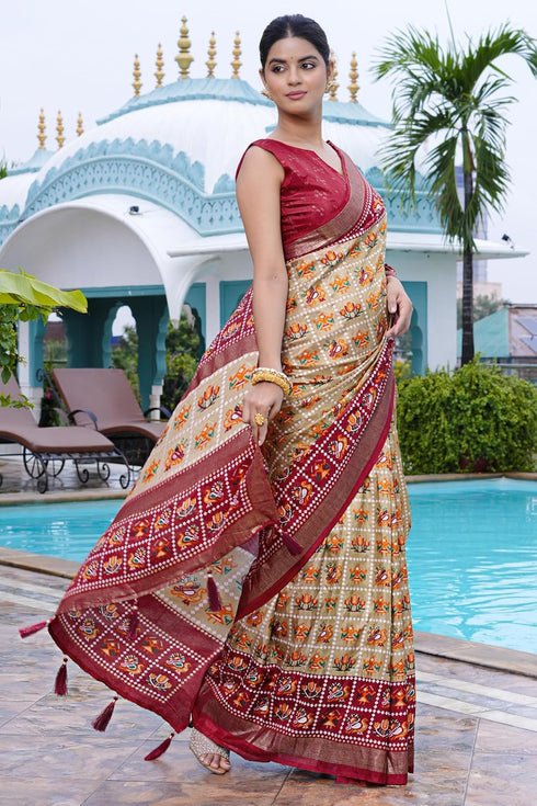 Vasthrlay Fashion Cotton Printed Ethnic Wear