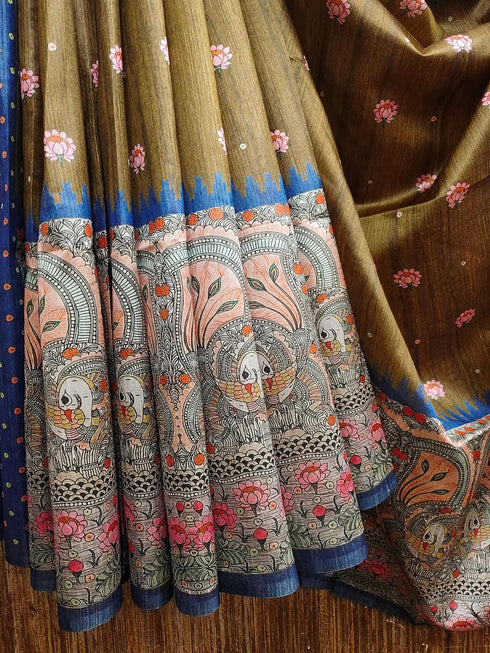 Vasthrlay Saree Traditional Kalamkari Printed Designer