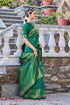 Vasthrlay Banarasi Maroon Ethnic Wear