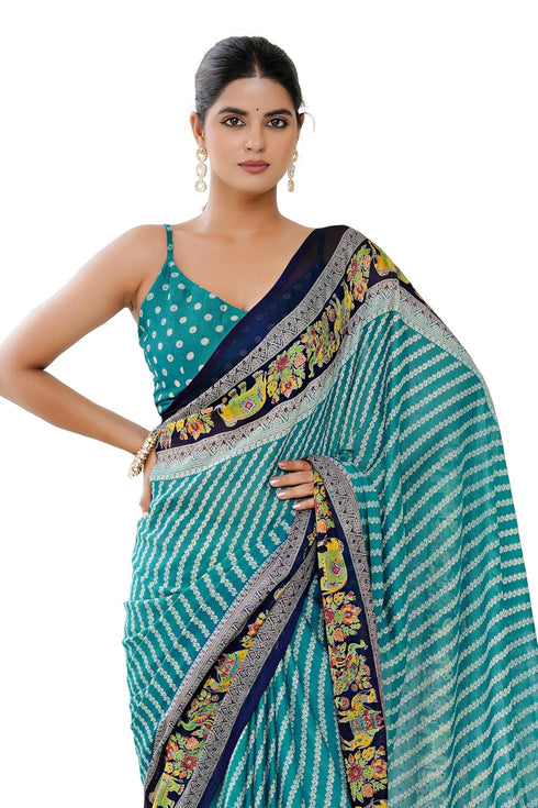 Vasthrlay Fashion Chiffon Printed Ethnic Wear