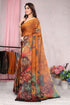 Vasthrlay Fashion Chiffon Dusty Turquoise Ethnic Wear