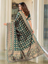 Vasthrlay Kanjivaram Satin Orange Ethnic Wear