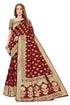 Vasthrlay Banarasi Gs Bridal Maroon Ethnic Wear