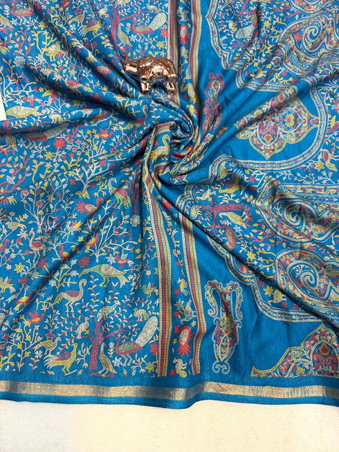 Vasthrlay Tussar Print Saree