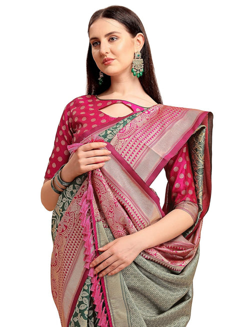 Vasthrlay Banarasi Weaving Saree