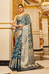Vasthrlay Organza Patola Leriya Unstitched Saree