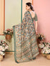Vasthrlay Digital Printed Unstitched Orange Free Ethnic Wear
