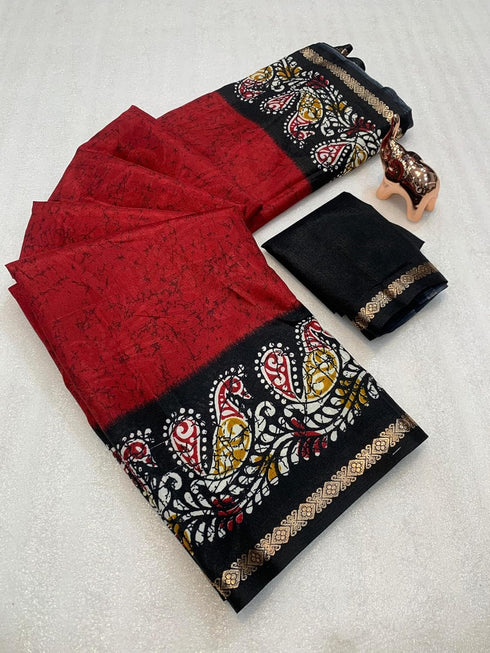 Vasthrlay Silk Saree Unstitched
