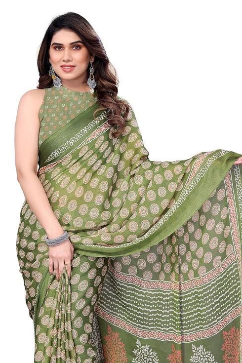 Vasthrlay Fashion Chiffon Printed Ethnic Wear