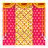 Dhara Pink Lotus Backdrop Cloth for Pooja Decoration