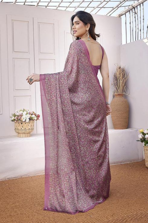 Vasthrlay Fashion Chiffon Printed Ethnic Wear