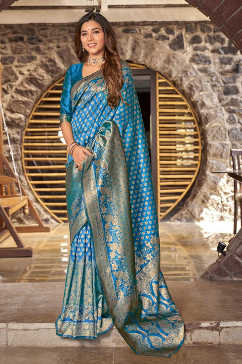 Vasthrlay Banarasi Wine Ethnic Wear