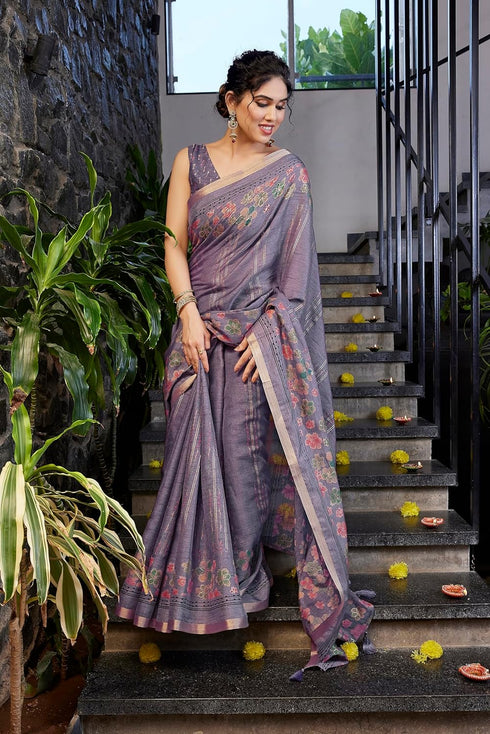 Vasthrlay Fashion Polyester Printed Ethnic Wear