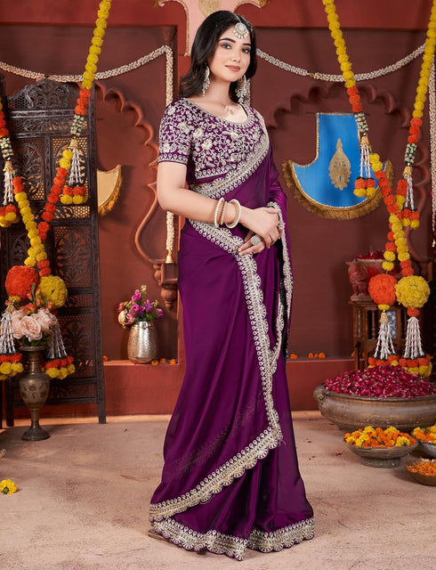Vasthrlay Elegant Designer Embellished Lightweight