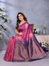 Vasthrlay Banarasi Unstitched Saree