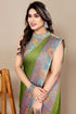 Vasthrlay Fashion Chiffon Dusty Turquoise Ethnic Wear