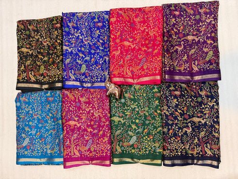Vasthrlay Floral Tussar
