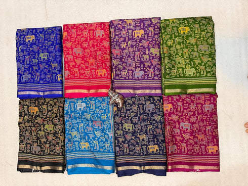 Vasthrlay Ghicha Kalamkari Print