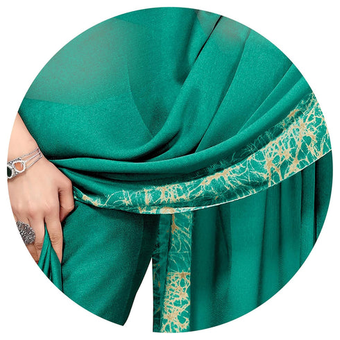 Vasthrlay Fashion Chiffon Abstrect Printed Ethnic Wear
