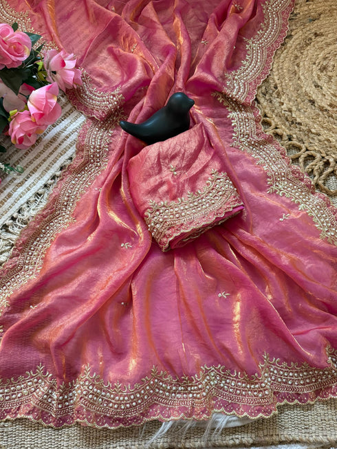 Vasthrlay Embroidery Saree