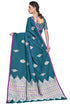 Vasthrlay Banarasi Gs Firozi Ethnic Wear