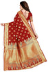 Vasthrlay Banarasi W Maroon Ethnic Wear