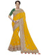 Vasthrlay Embroidery Unstitch Yellow Ethnic Wear