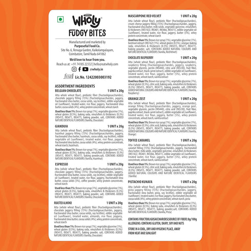 Wholy Fudgy Cake Bites Festive Gift Hamper