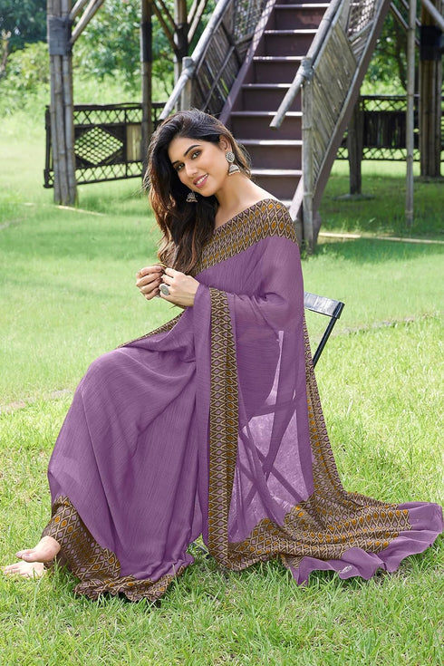Vasthrlay Fashion Chiffon Printed Ethnic Wear