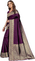 Vasthrlay Purple Kanjivaram Saree