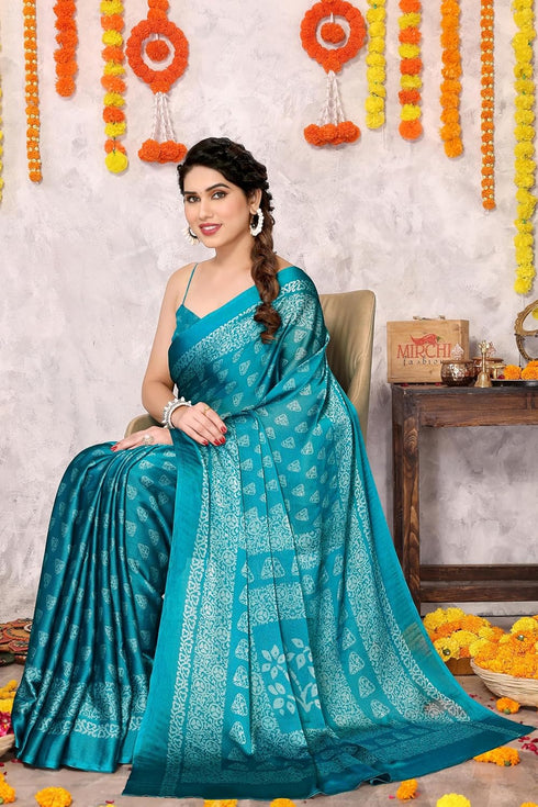 Vasthrlay Fashion Chiffon Printed Ethnic Wear