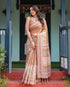 Vasthrlay Handloom Tassels Botanical Saree
